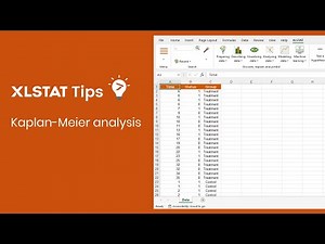 Kaplan Meier analysis in Excel - XLSTAT Tips