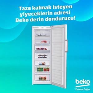 150K views · 545 reactions | Sebzeler, meyveler ve etler Beko derin dondurucuda saklansın, ilk günkü gibi taze kalsın. Üstelik Joker özelliğiyle ister dondurucu ister soğutucu olarak kullanın! Beko derin dondurucuyu incelemek için: https://www.beko.com.tr/cekmeceli-derin-dondurucu/7080-multimode-eb-derin-dondurucu | Beko | Facebook