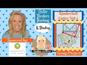 Kimberbell Cuties Vol 2 Table Toppers - Jan Outer Borders, Backing, Binding - Group Project