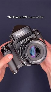 Blue Moon Camera and Machine on Instagram: "The Pentax 67II is one of the newest medium format film cameras available, with production spanning from 1998-2009 — it’s hard to believe that this camera and the Canon 5D Mark II were available new at the same time! Compared with the original Pentax 67, the 67II gains an aperture-priority auto mode, selectable average or spot metering, and easy multi-exposure capability. Let’s take a closer look at this beast of a camera.. #pentax67ii #pentax #120 #12