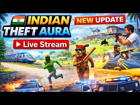 Indian Theft aura simulator live stream 🔴 new update new car new bike #shorts #indiantheftauto