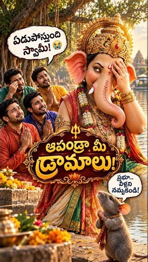 వినాయక నిమజ్జనం: దేవుడికే ఫ్రస్ట్రేషన్ తెప్పించారుగా! 😂🐘 | Ganesh Visarjan Comedy 2026 #shorts
