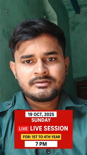 SUNDAY LIVE SESSION BE READY 7 PM