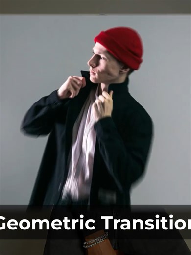 Cinematic Geometry Transitions in InShot