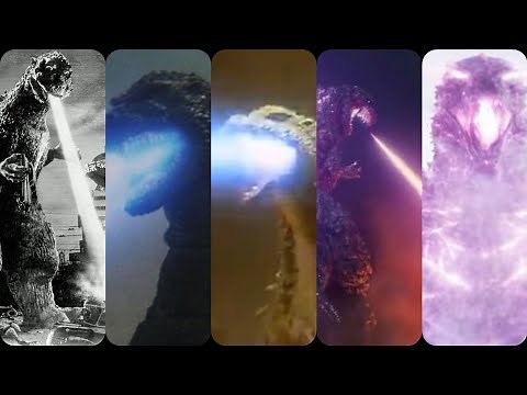 Evolution of Godzilla's atomic breath (1954-2024)