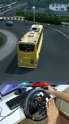 bus mod - ets 2 | #ets2 #gameplay #gamingshorts