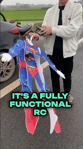 Homemade RC Superman—Can It Actually Fly? 🤯