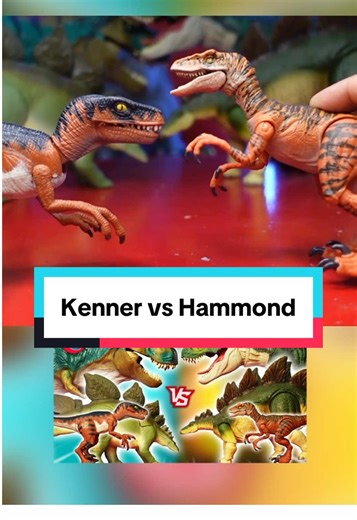 Kenner vs Hammond: Velociraptor Tiger Toy Collection