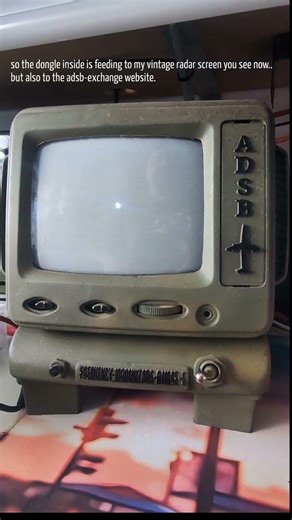 radar adsb receiver #retro #hamradio #raspberrypi #adsbexchange