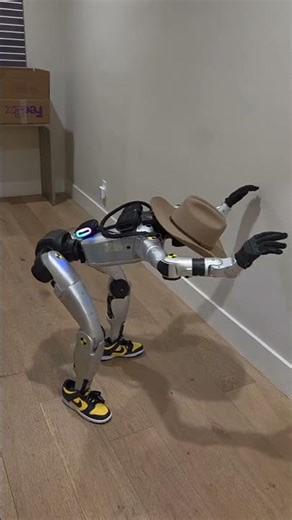 Twerking robot.