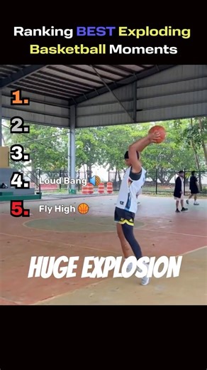 Ranking BIGGEST Basketball Explosions #funny