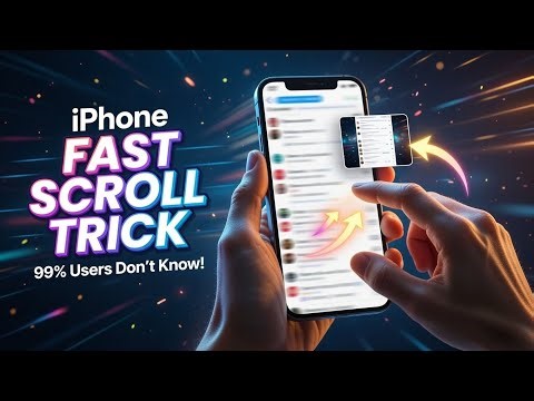 iPhone Fast Scroll & Easy Back Navigation Trick । Hidden iPhone Gesture