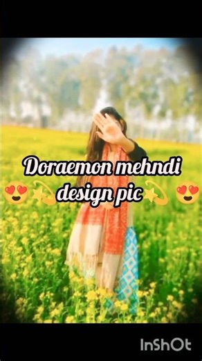 Doreamon mehendi design pic 😍✨#mehndi #henna #creativehenna #trending #viral