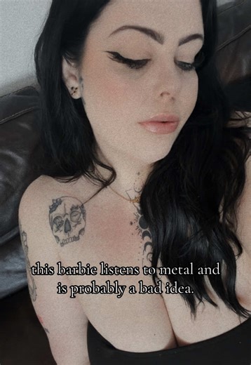 Goth Barbie 🖤 #gothgirl #altgirl #metalhead #fypシ