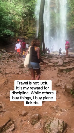 Travel is not luck. It is my reward for discipline. While others buy things, I buy plane tickets.#WealthBuilding #WomenAndMoney