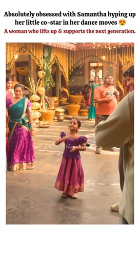 That little moves should be appreciated and samantha did that in cutest way 🤩#samantharuthprabhu