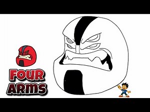How to Draw Four Arms | BEN 10 #drawings #fourarms #ben10