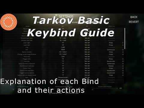 Best Escape From Tarkov Keybinds Guide! New Player Guide!