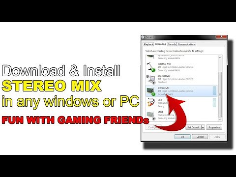 How to Download & install Stereo Mix Mode | Gamer's do Prank with it! [ But How !!! ]