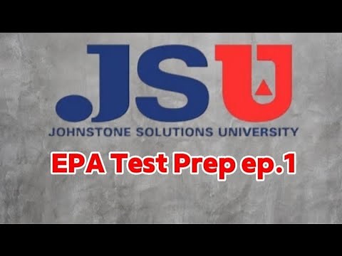 EPA Test Preparation Guide 1 of 5