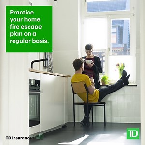 1K views · 17 reactions | Unless your condo has a fire pole, consider a proper fire safety plan. We have tips to help keep your home safe. https://go.td.com/34RpUi0 | TD Insurance | Facebook