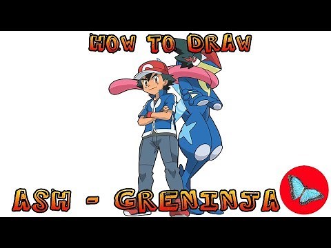 How To Draw Pokemon - Ash and Greninja | Drawing Animals