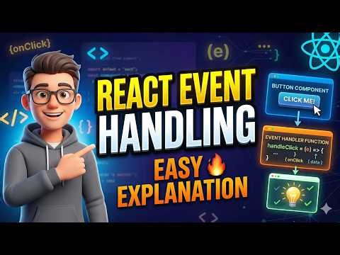 How Event Handling Works in React 🤔 | Easy Explanation