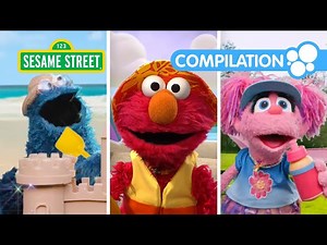 Celebrate Summer with Elmo & Friends! | 1  HOUR Sesame Street Compilation - Videos For Kids