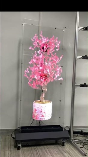 1*3 advertising led fan holographic fan#3d #advertising #ledfan #holographicfan #3dledfanfactory