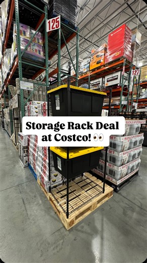 Costco Savvy | Veronica on Instagram: "Run, don’t walk! 🏃‍♀️ This SafeRacks storage bin rack at Costco is $20 OFF, but the sale ends 2/8/26! Keep all your bins organized and off the floor. Sturdy, heavy-duty, and a total space-saver! #CostcoFinds #CostcoDeals #StorageSolutions #GarageOrganization #SafeRacks #HomeOrganization #OrganizeYourHome #StorageRack"