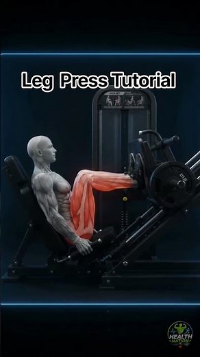 Leg Press Tutorial 🦵 | Perfect Form for Bigger Legs & Glutes #fitness