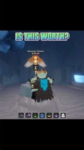 Heavenly pickaxe #theforge #roblox #johngaming