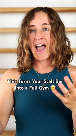 This Turns Your Stall Bar Into a Full Gym 🤩 #athomefitness #mobility #bodyweightworkout