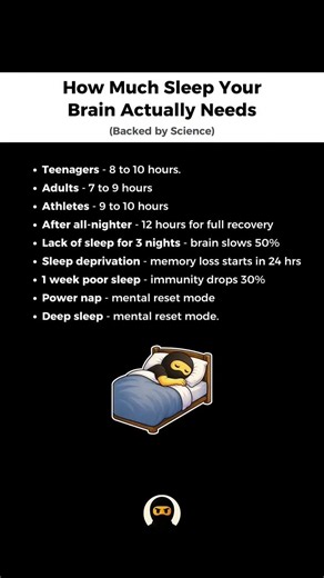 How Much Sleep Does Your Brain REALLY Need? 🧠😴