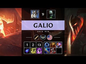 Galio Mid vs Urgot - NA Challenger Patch 25.21