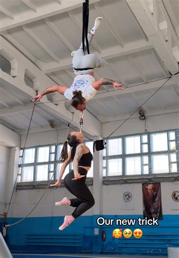 New Aerialist Trick by @wow_dad_circus_family