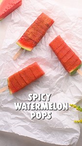 Chamoy watermelon pops are sweet, spicy, and totally summery 🍉🔥✨ | So Yummy