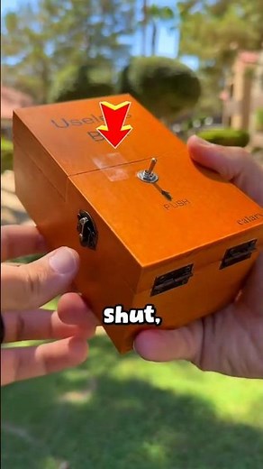 👉 The Strange Box! One Function Only: Turn Itself Off 🤯 #UselessBox #FunFact#shorts