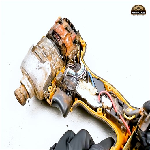 Cordless Impact Wrench Restoration DeWALT DCF 809 #Restoration #ToolRepair #DeWalt | Matt Rockhold