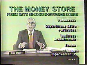 1987 The money store "Phil The Scooter Rizzuto" TV Commercial
