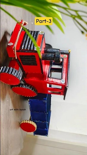 WOW😲! Incredible DIY Tractor Made from Waste Cardboard #shorts #diy