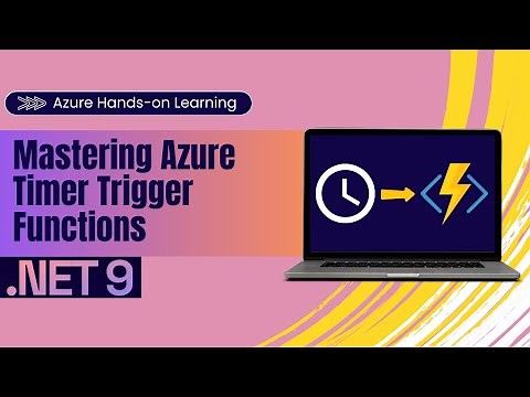 Timer Trigger Azure Functions with .NET 9 | Step-by-Step Guide for Beginners