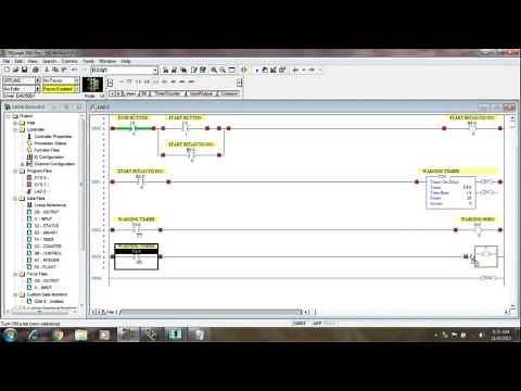 PLC Programming Tutorial for Beginners on rs logix 500