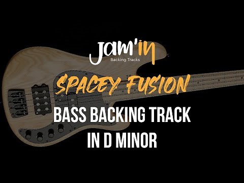 Spacey Fusion Bass Backing Track in D Minor