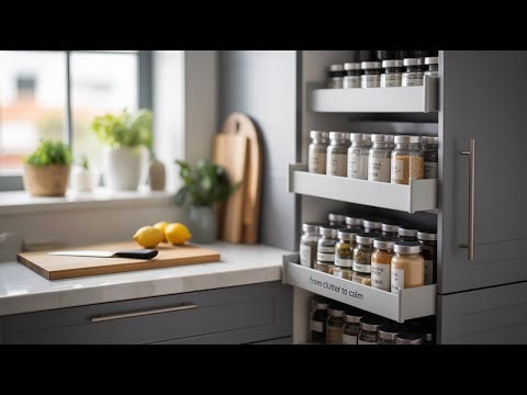 Small Kitchen No Problem! Space-Saving Organization Ideas That Change Everything