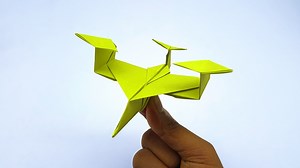 7.8K views · 306 reactions | Learn how to fold origami helicopter that's like a bird - DIY School projects - Paper toy making ideas #Crafts #PaperToy #Origami | Mr. Creator | Facebook