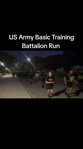 US Army Basic Training: Battalion Run at Fort Jackson