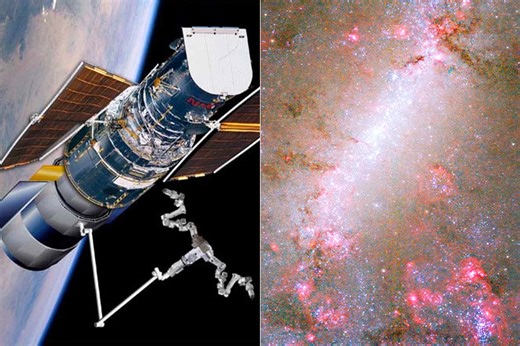 Hubble Observes Barred Spiral Galaxy NGC 5068 with Thousands of Star Forming Regions