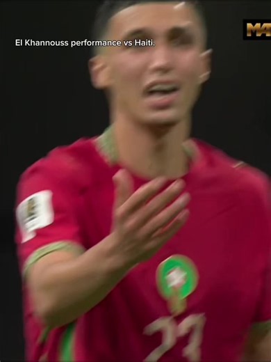 El Khannouss vs Haiti 😮‍💨🪄#elkhannouss #morocco #haiti #footballtiktok #fyp