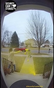 He Tried to Snatch Her Purse… HUGE Paint Blast!😂🤯